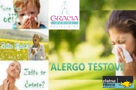Samo 6490 din za alergološke testove sa standardnim inhalacionim i nutritivnim alergenima, Gracia Medica!